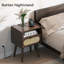 Ensemble de 2 tables de chevet Mid-Century-903030062