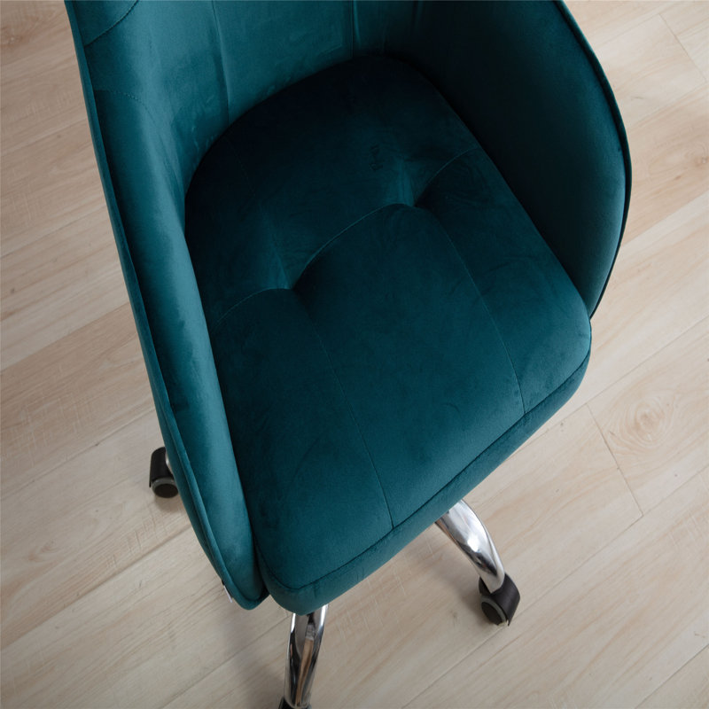Chaise de travail Cesc, Bleu sarcelle