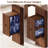 Extendable 60" to 78" Wood Dining Table with Hidden Storage Drawers and Removable Leaves-1464197814