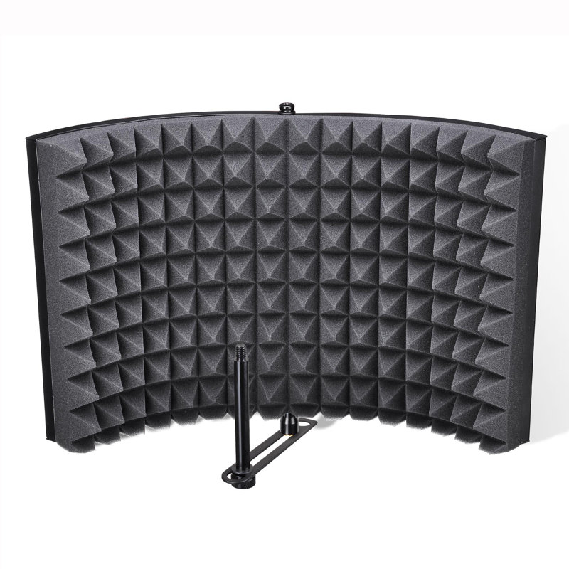 Yescom 20 "x14" Microphone Studio Isolation Shield Panneau de mousse acoustique épais de 2,4 po