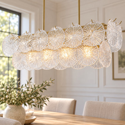 Lustre en verre Sunflower