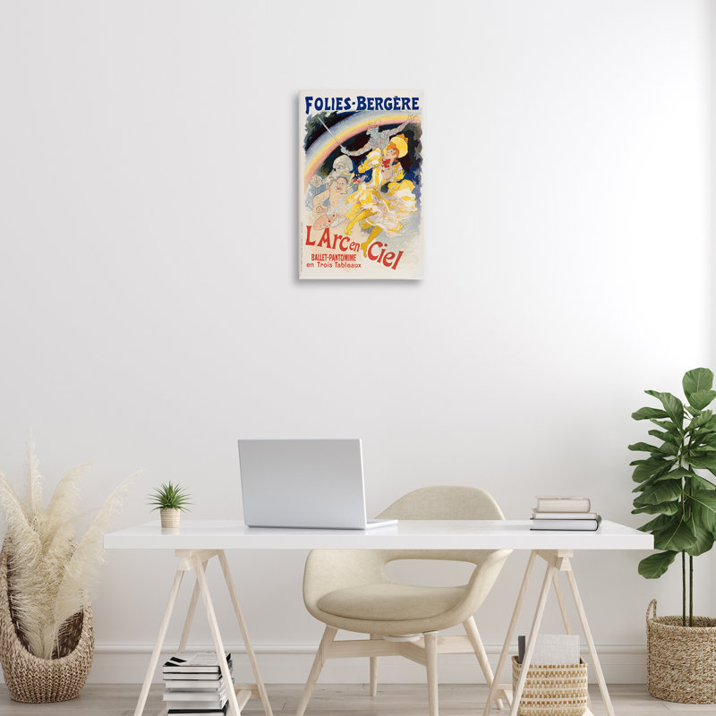 Publicité rétro sur toile, par Marcus Jules, H 24 po x l 16 po