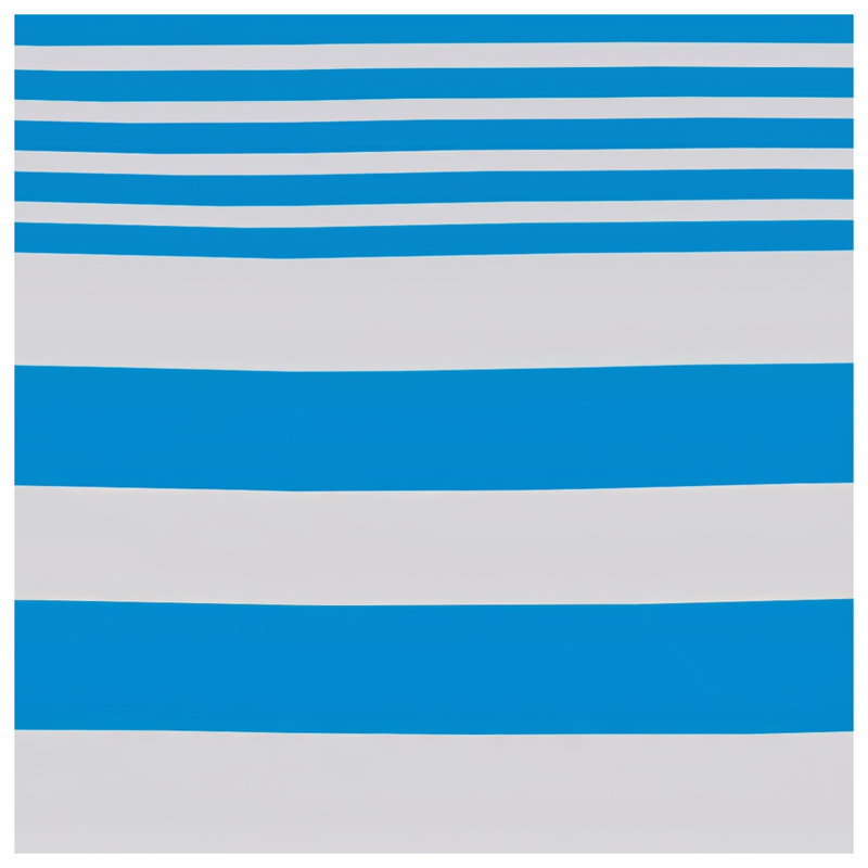 Coussins décoratifs à rayures bleues et blanches, 18 x 18 inches