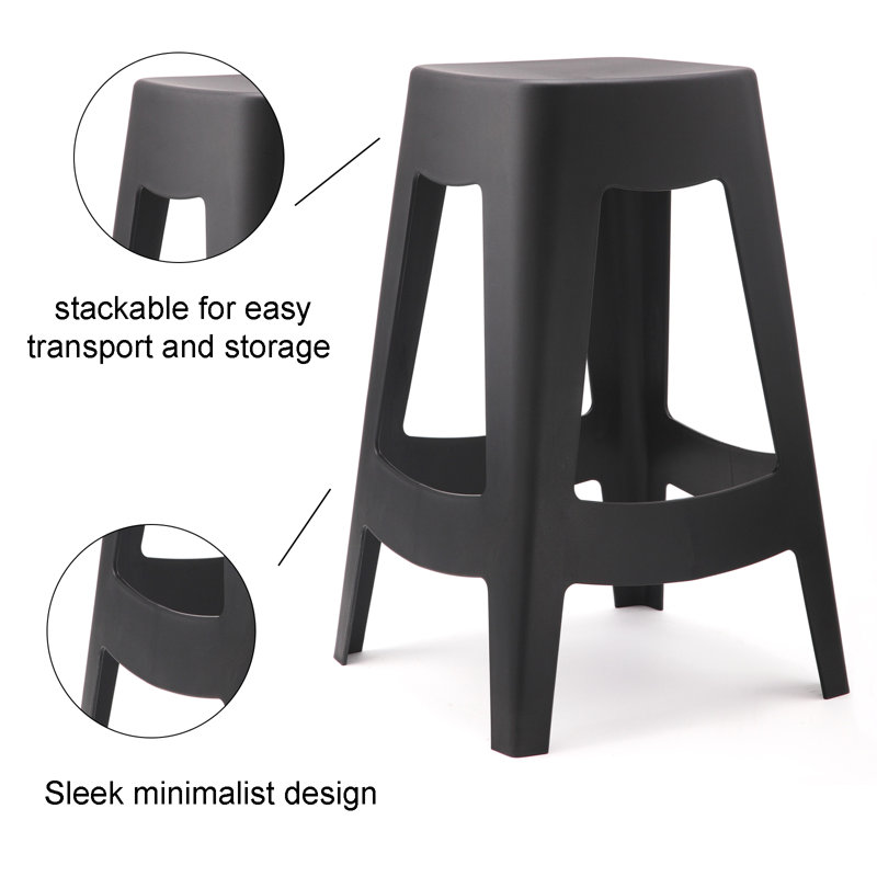 Pari Counter Stool, White