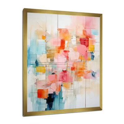 Collage Rhythms II sur impression sur toile