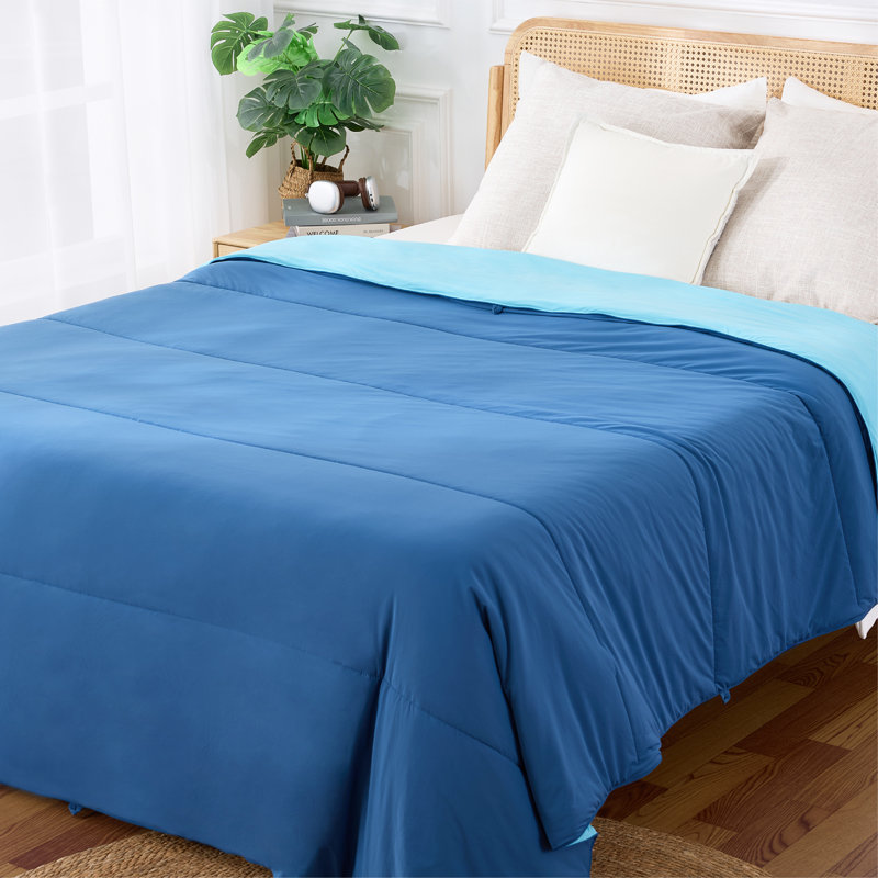 EGOHOME Dual-sided Cooling Comforter-Harbor Mist, Lightweight & Breathable for Summer , King