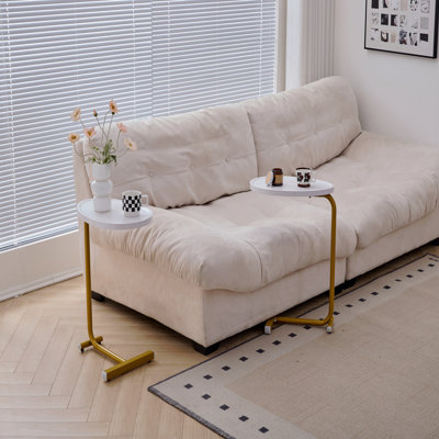 C-Shaped Side Table, Small Sofa Table