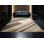 Tapis beige moelleux moelleux en bois rustique et rabattable Eatman