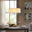 Presidio 5-Light Dimmable Chandelier with Drum-shaped Fabric Shade & Adjustable Height-47987032