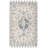 Arkadijus Oriental Hand-Tufted Wool/Cotton Ivory/Blue Area Rug-579405099
