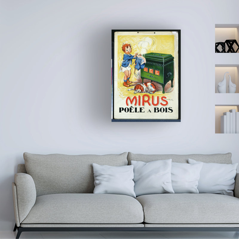 Art sur toile Francisque Poulbot, H 32 po x l 24 po
