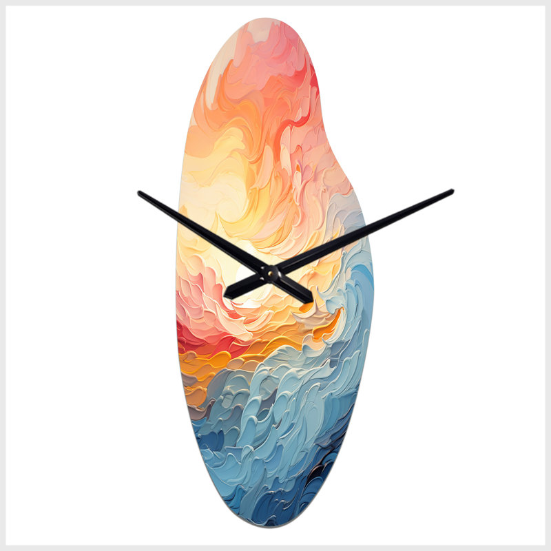 Horloge Rutz Bold Pastel Sunset I - Sunset, Grand