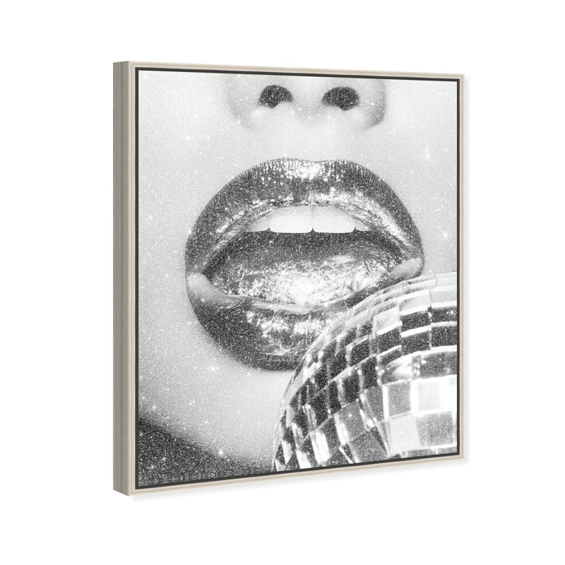Platinum Gloss Print by Oliver Gal, 31"H x 25"W, Silver Floater Frame
