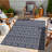 Blue 2 Ft. 7 In. X 7 Ft. 3 In. Indoor/Outdoor Area Rug-928192517