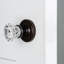 Classic Rosette with Crystal Door Knob-1612786484