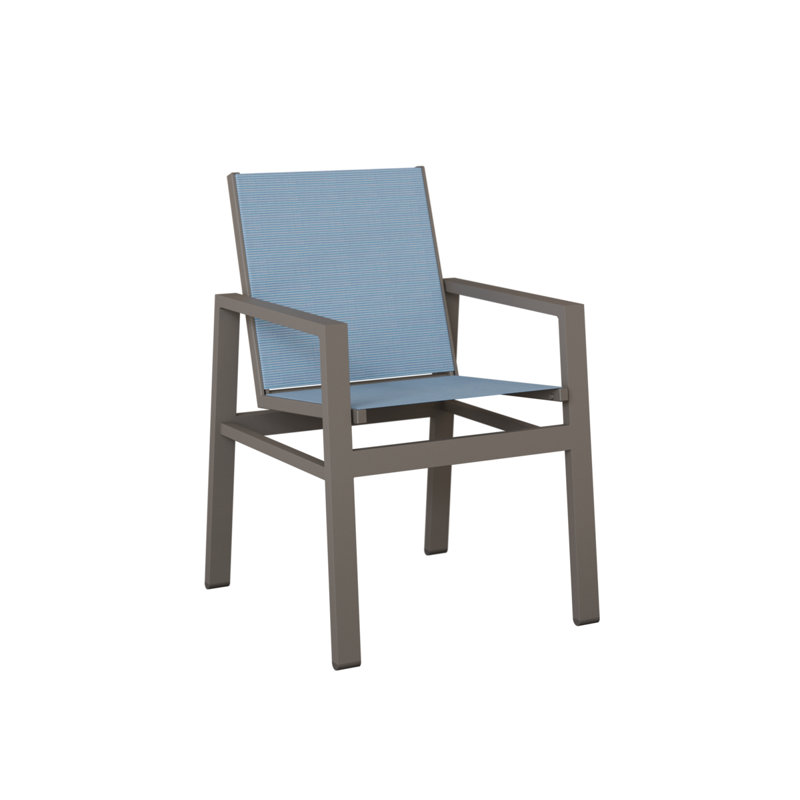 Chaise de salle à manger Ohlson Graphite, Dupione près de la piscine, Graphite