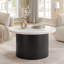 Table basse 31,5 "avec base en bois massif-346436868