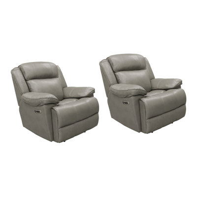 Ensemble de deux fauteuils inclinables électriques Milladore