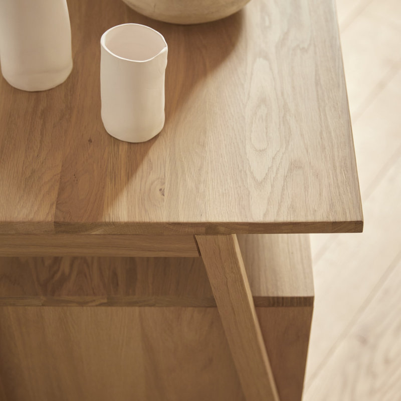 Pola 55.12'' W Solid Wood Sideboard