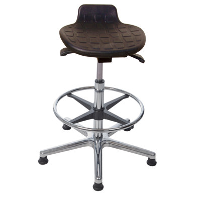 Adjustable Height Ergonomic Stool Footring