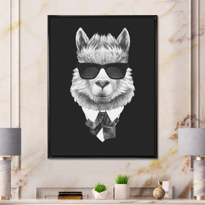 " Portrait Of Lama In Suit "
