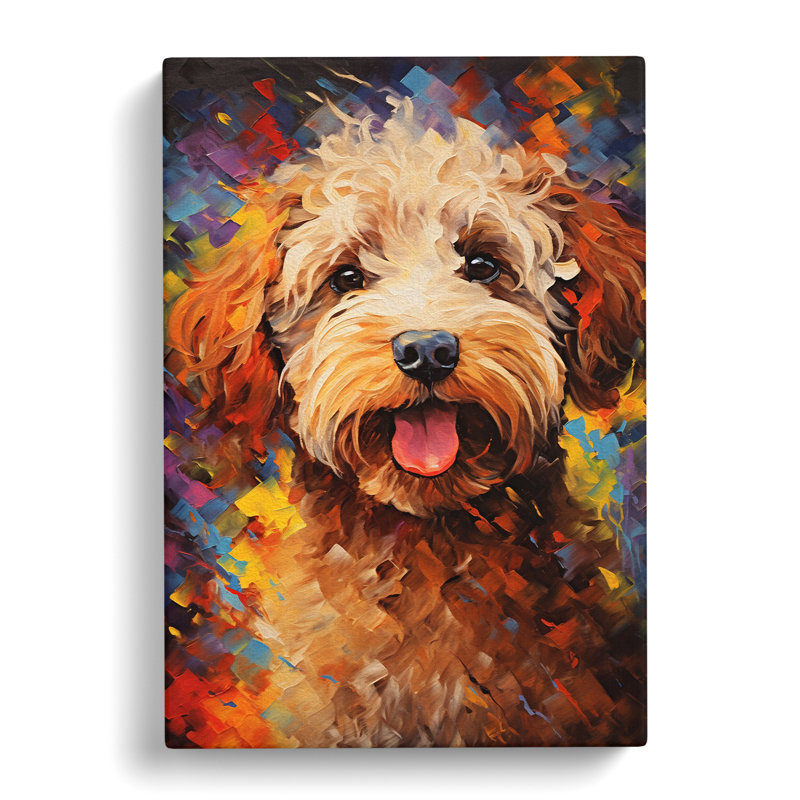 Cockapoo Impressionism No.4 - Print, 50cm H x 35cm W x 3cm D
