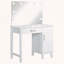 Ensemble de meuble-lavabo avec éclairage et armoire d'appoint