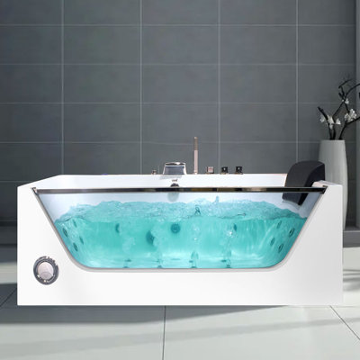 67'' x 31'' Freestanding Air Acrylic Bathtub