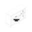Buffet Eleana de 45,7 po de largeur-1327758569