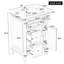 Meuble-lavabo 24 po avec lavabo, meuble-lavabo avec un tiroir rabattable et deux tiroirs, tablette réglable, bois massif et panneau de fibres à densité moyenne-1670366244-1670366246