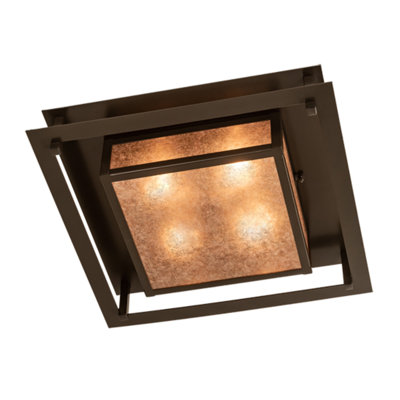 Yasmen Mica Flush Mount