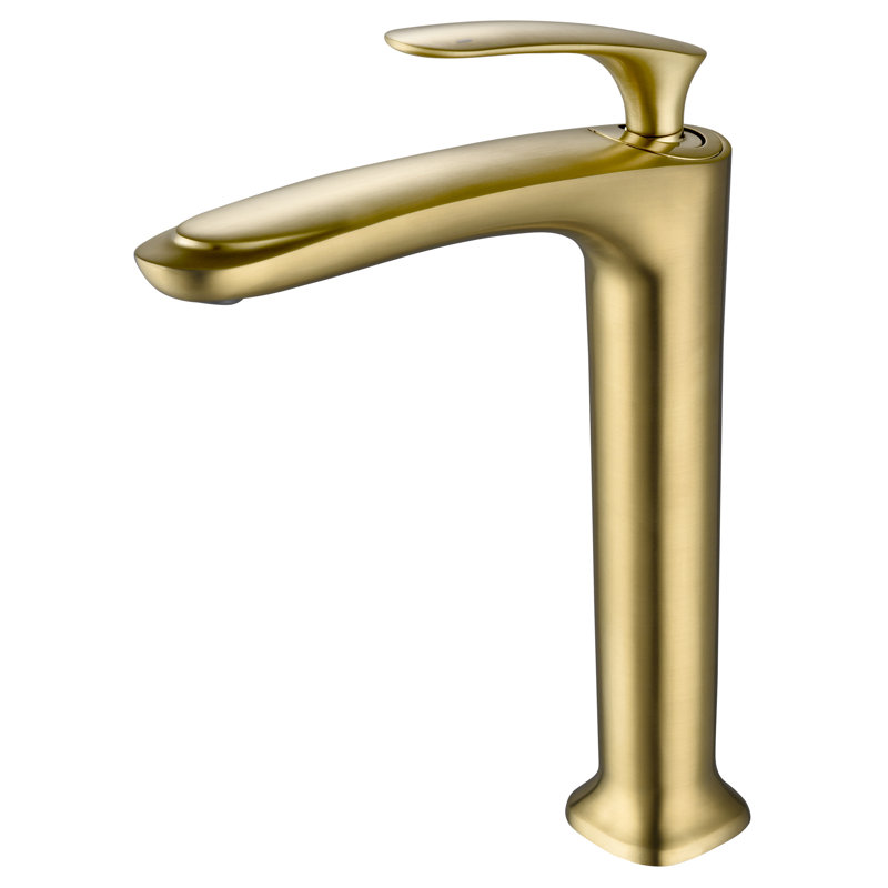 Brianna Single-Hole Single-handle Bathroom Faucet, Brushed Gold
