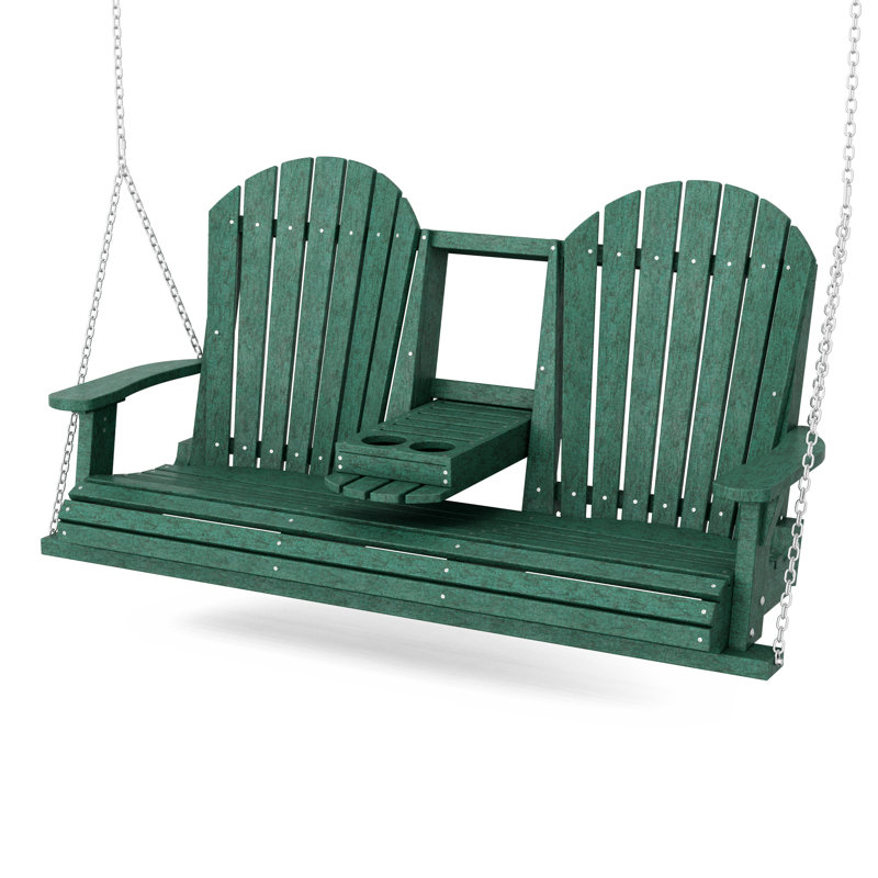 Balancelle 5 pi avec console Heritage, Vert pelouse