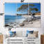 Ensemble de décorations murales monochromes bleu et gris cubain Landscape I - Cuba-107751628-107751630