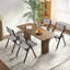 Chaises pliantes en bois, chaises pliantes, chaises de salle à manger en bois empilables pour la cuisine et la salle à manger, siège et dossier tissés, ensemble de 2 chaises de salle à manger