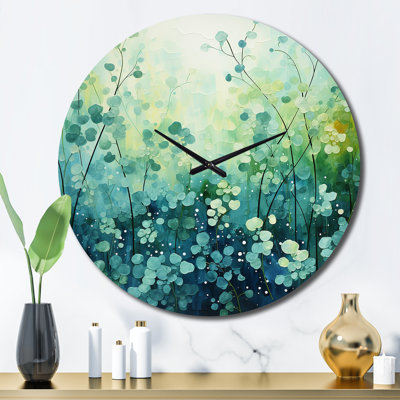 Horloge murale paysage abstrait Chantill