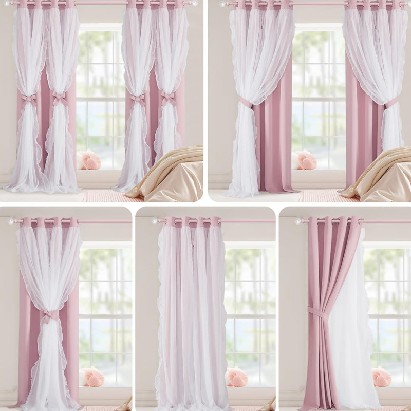 Room Darkening Curtain Panel Pair