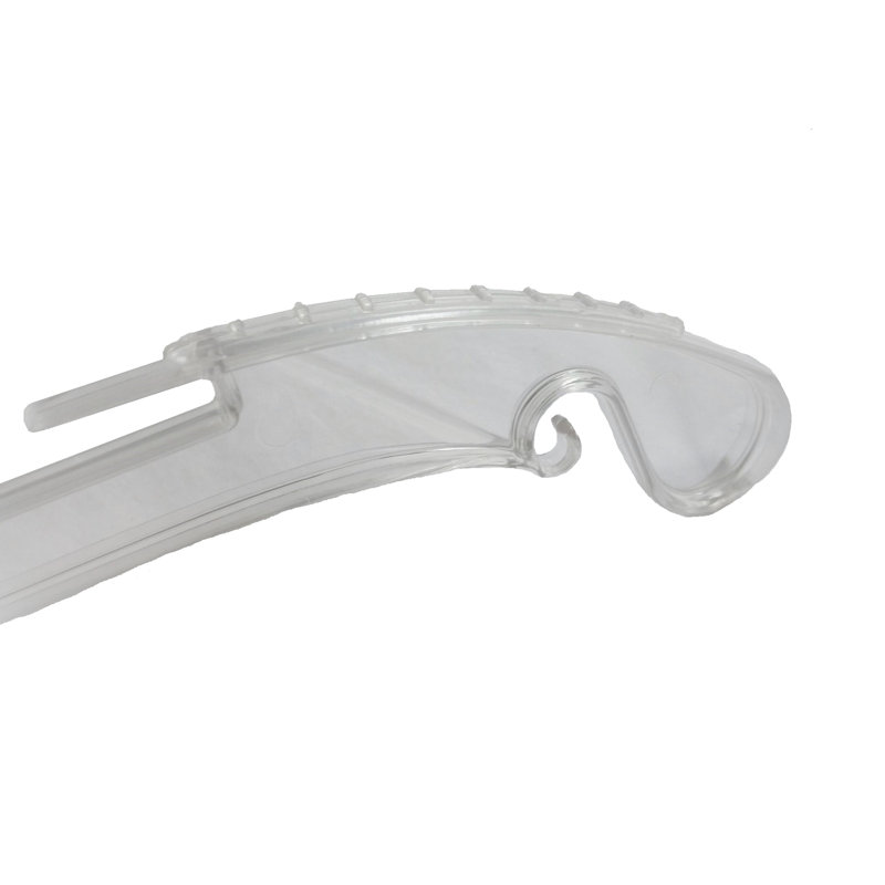 Cintre en plastique antidérapant Josh pour robe / chandail / chandail, Transparent, 25