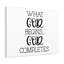God Completes 1 Piece Wrapped Canvas Wall Art-770318533