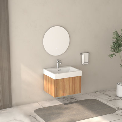 Space-saving Vanity, Plywood, Modern Minimalist, Ideal For Small Bathrooms