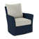 Fauteuil pivotant en polyester de 28 po de largeur Lanai