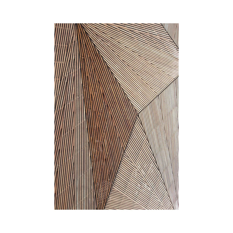 Wooden Structure by Design Fabrikken - Wrapped Canvas Painting, 20.32 cm H x 30.48 cm W