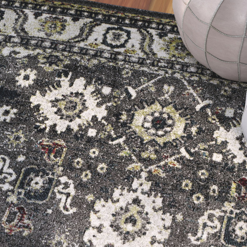 Lyniya Vintage Hamadan Performance Oriental Rug, Rectangle 8' x 10'