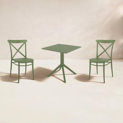 Farrah 28" Patio Bistro Set