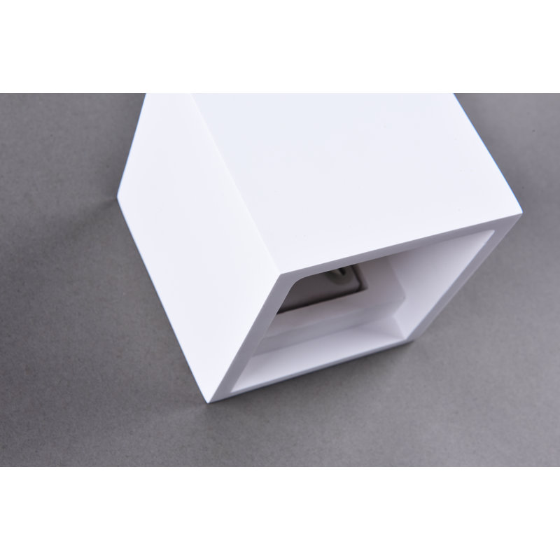 Blandford Ceramic Up & Downlight, 11.5cm H x 11.5cm W x 11.5cm D