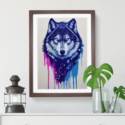 Painted Wolf No.3 - Wall Art