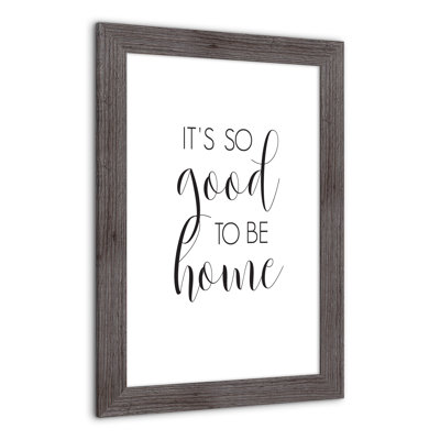 " So Good To Be Home "