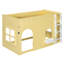 Lit mezzanine simple pour enfant avec guirlande lumineuse DEL