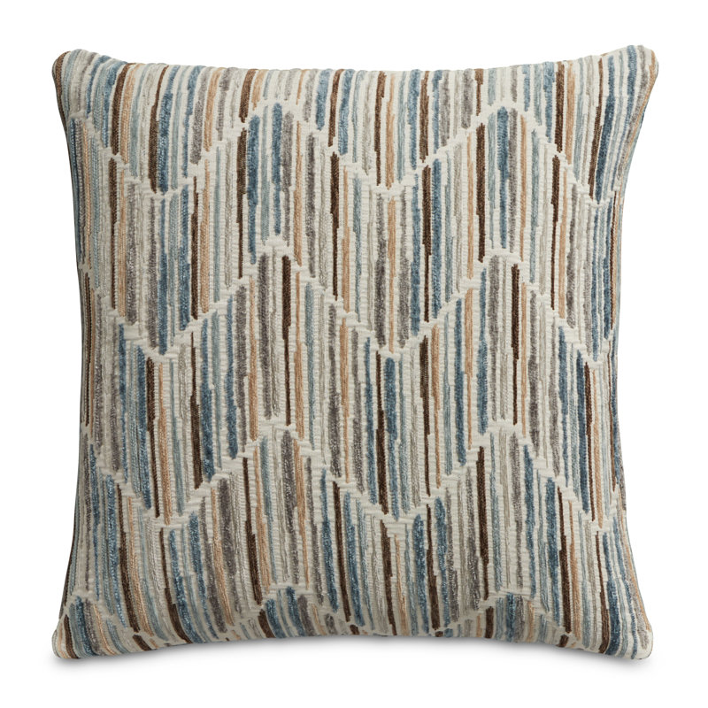 Augusta Square Pillow Cover & Insert, Vapor