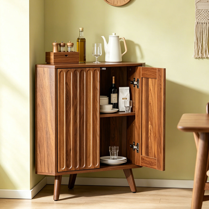 Buffet décoratif de coin 31,5 po Barnstable, Brun